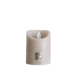 LED Light beige moveable flame S